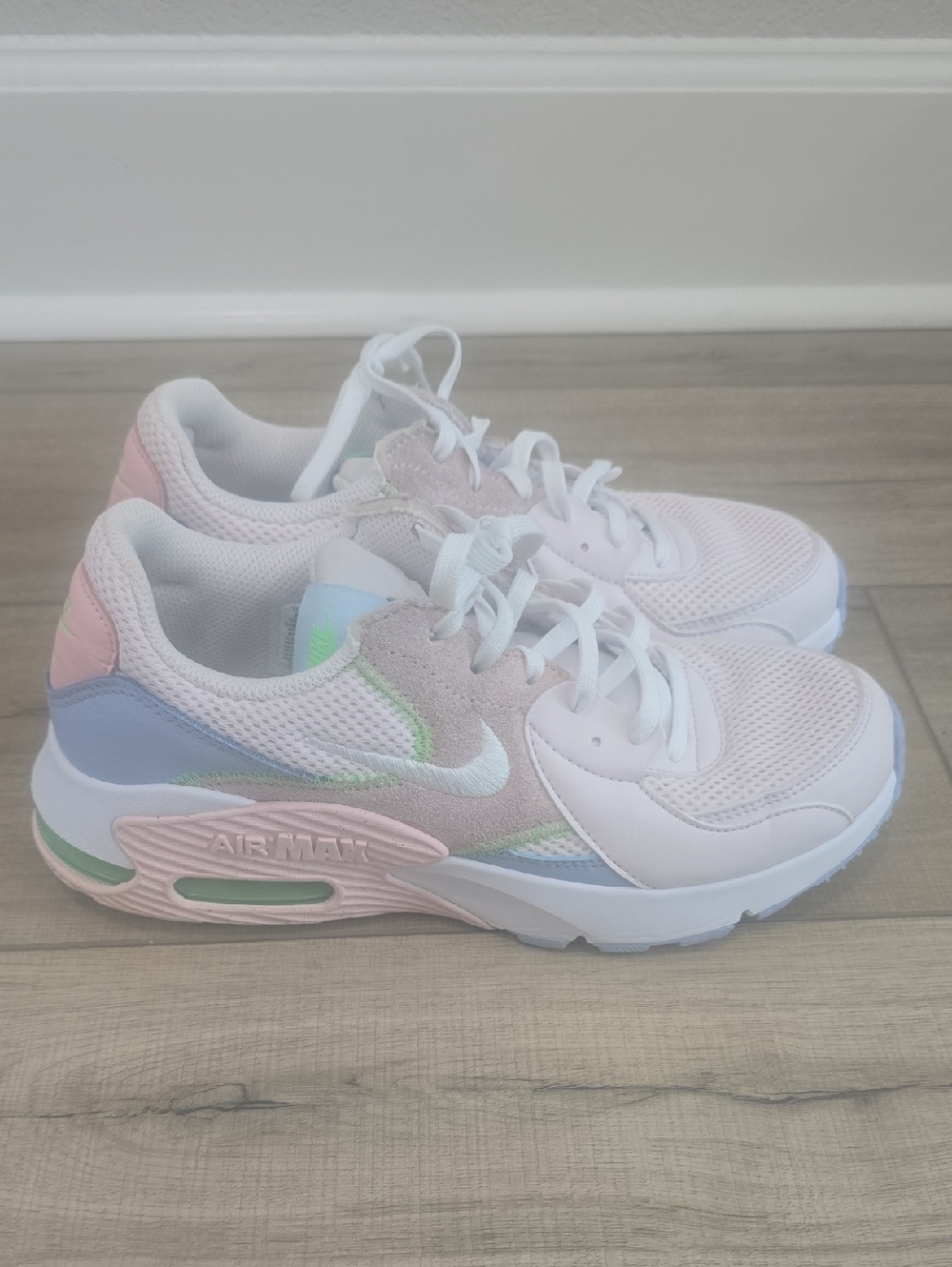 Womens's Nike Air Max Excee Pearl PinK Cobalt Bliss SZ 8